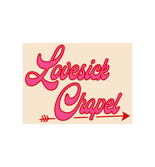 Lovesick Chapel Retro Sticker